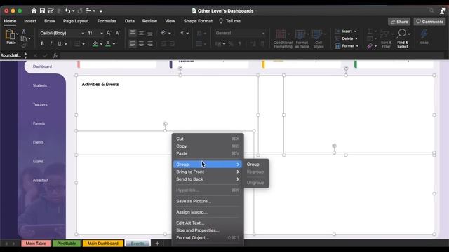 Excel Dashboard for Schools with changing students images dynamically _ Full Tutorial + Voiceover