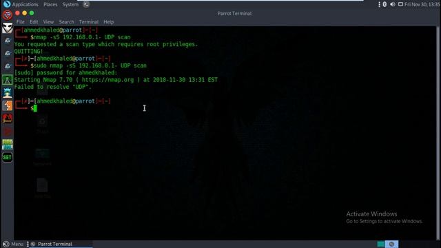 شرح اداة Nmap و كيفية العمل عليها و استخدمها فى اختبرات الاختراقات