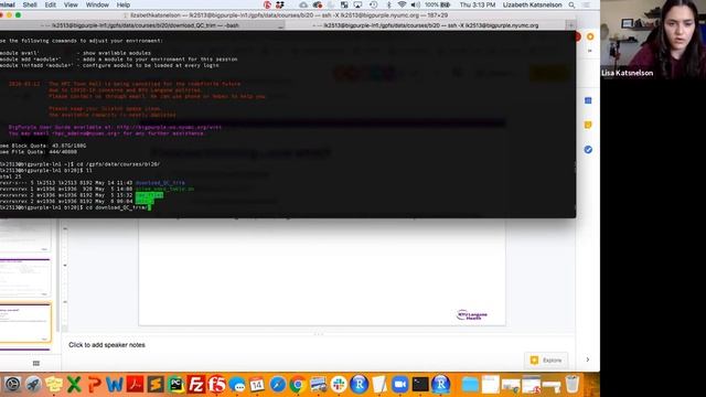 13. Downloading data, QC & Trimming - Lizabeth Katsnelson