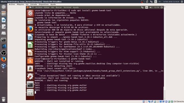 Instalar combinación de teclas Ctrl + Alt + Retroceso en Ubuntu