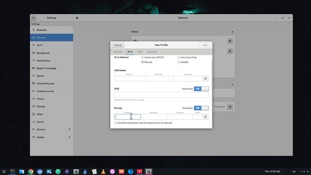 「GNOME 3.26」The new Network Panel