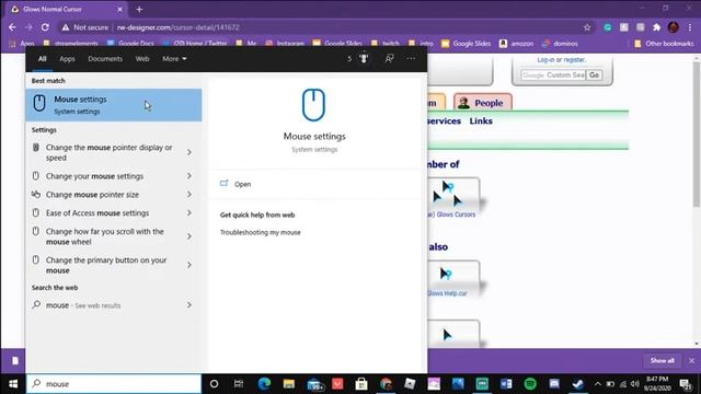 how to change your mouse cursor in 2020!!!