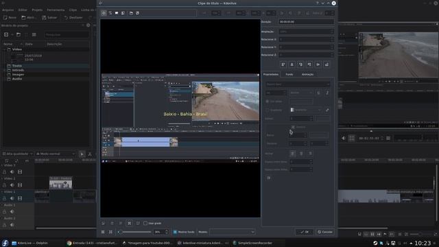 Kdenlive - Inserindo texto nos seus videos