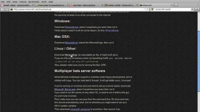 Minecraft: how to play on linux