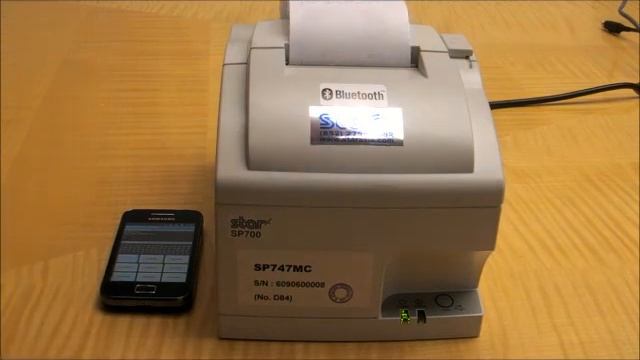 Bluetooth impact printer - impact bluetooth printer - STAR SP747BT 18pin bluetooth receipt printer