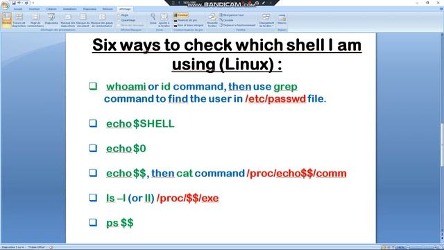 Linux Tutorial - 4. 6 ways to know which shell I am using