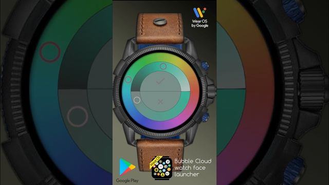 [v9.49] New Watch Face complication layout and style options in Bubble Cloud Wear Launcher