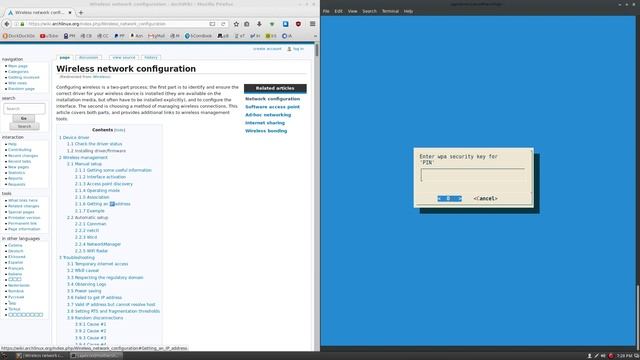 How to setup Wireless on Arch Linux