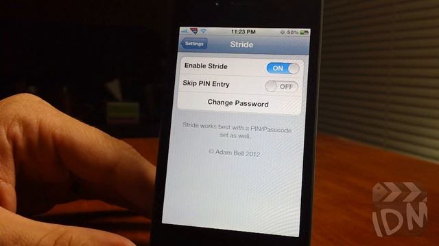 Stride: Draw Your Password "Best Cydia Jailbreak Tweaks" For iPhone And iPod On iOS 5