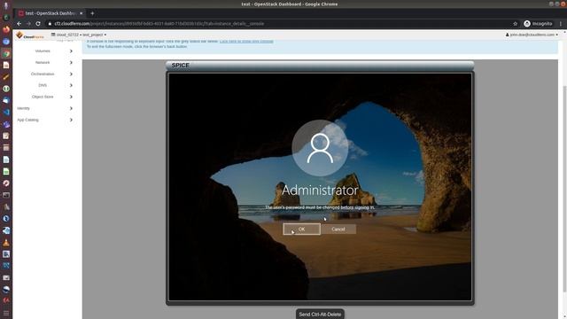 CloudFerro tutorial: How to create a Windows VM and access it from Linux desktop