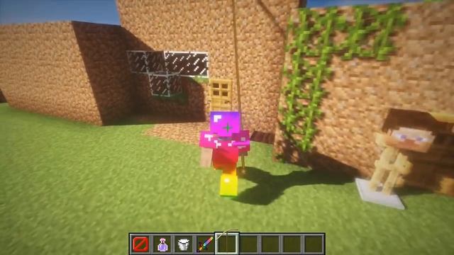 НУБ ЗАТРОЛЛЕН НЕВИДИМЫМ БАРЬЕРОМ В МАЙНКРАФТ! СМЕШНОЙ ТРОЛЛИНГ НУБИКА В MINECRAFT! (1)