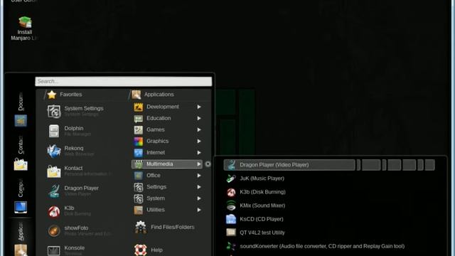 Manjaro Linux KDE 0.8.5 Presentation