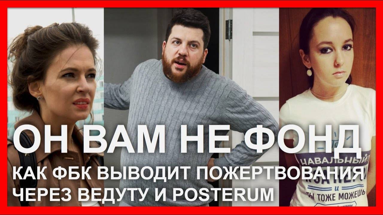 Он вам не фонд: как ФБК выводит пожертвования через Ведуту и Posterum