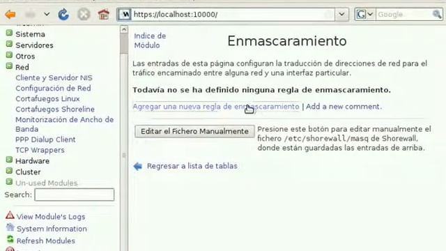 Activar NAT Linux