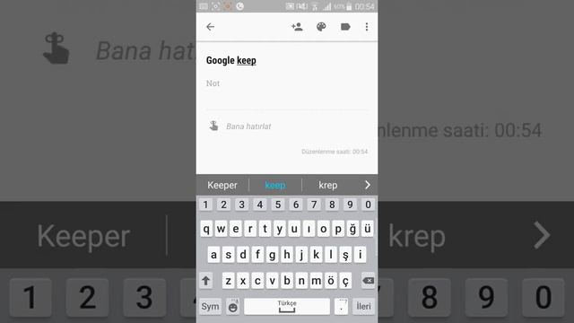 Google Keep Notlar ve Listeler ( not tutma uygulaması ios ve android )