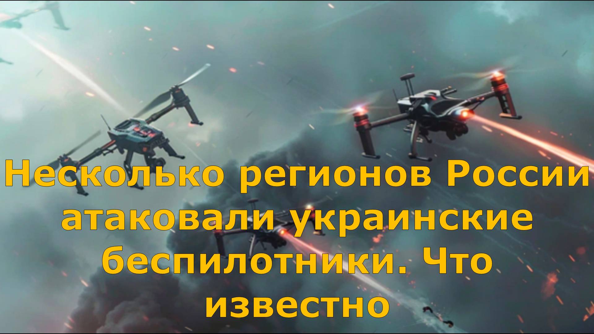 Несколько регионов России атаковали украинские беспилотники. Что известно