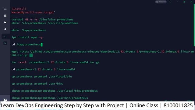 Grafana & Prometheus Monitoring & Alerting Part 2 | Prometheus Server Automation Script | 810001182