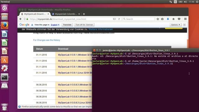 01- Tutorial descargar e Instalar MyOpenLab en Linux Ubuntu 16.04 LTS -2017