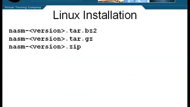 Assembly Language Training: Part 4 (2 of 5) - The Assembler (Linux Installation)