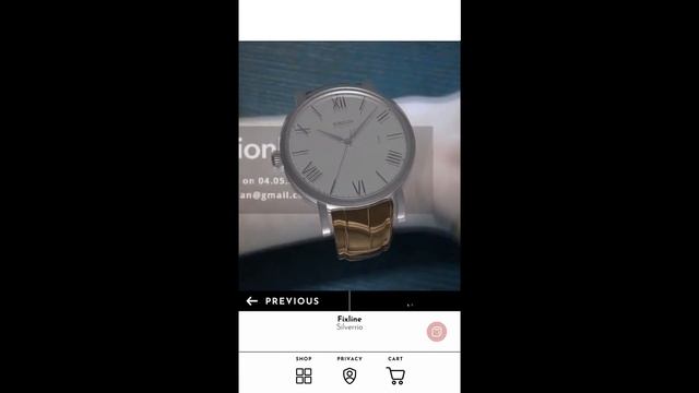 Unity: Trying on a watch (AR mode kiosk)