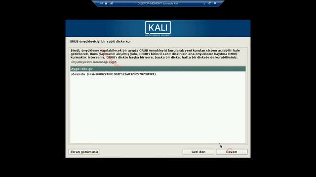 Kali Linux Hyper-V kurulum