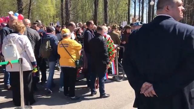 Специалисты Учреждения приняли участие в акции «Бессмертный полк» 9 мая в г. Всеволожск