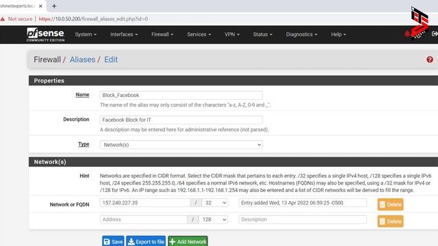 How to Block Social Website Facebook, Youtube on Pfsense | How to Block Facebook in PfSense