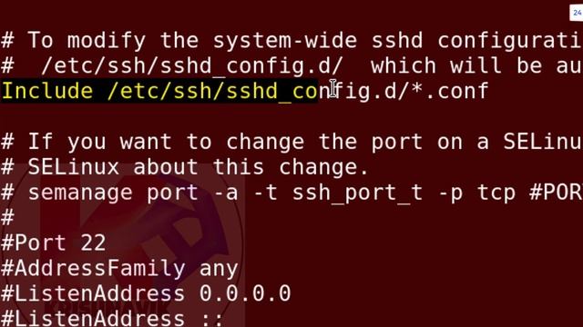 RHCSA EXAM - Locate Uncommented Lines