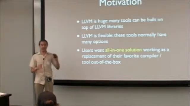 2008 LLVM Developers Meeting - llvmc2 Compiler Driver - 1 of 4