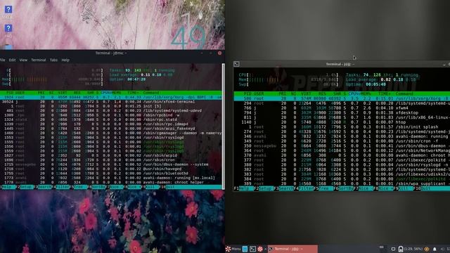 MX Linux 21 (XFCE) vs Peppermint OS 2022 (XFCE): RAM Usage