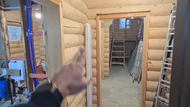 Отопление в бревенчатом доме.