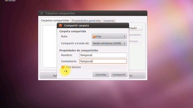 Compartir Directorios Servidor SAMBA CIFS
