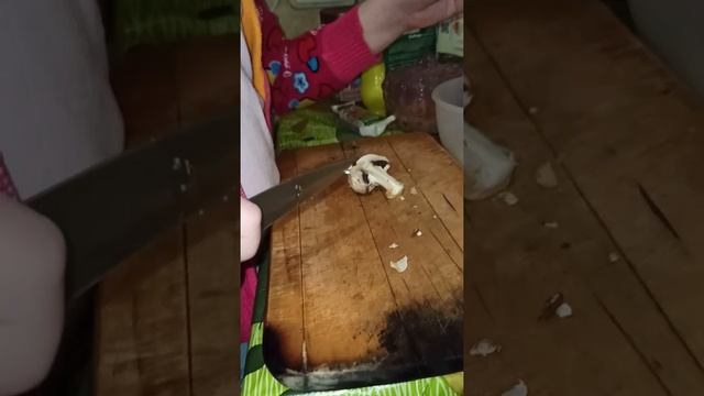 Готовим грибной суп (3.04.2021)
