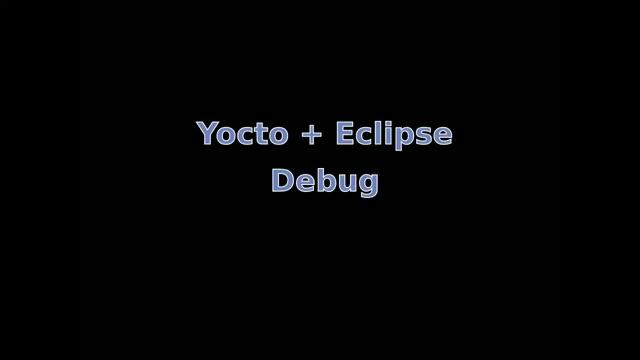 Demo Eclipse + Yocto 1.3