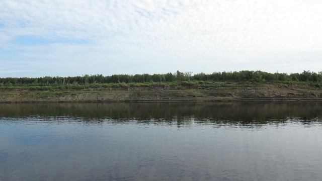 Правый берег Енисея в районе Горошихи
