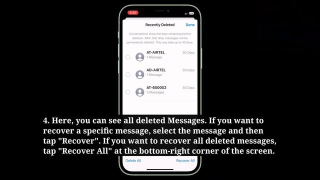 How To Recover Deleted Text Messages on iPhone iOS 18? Here's the way