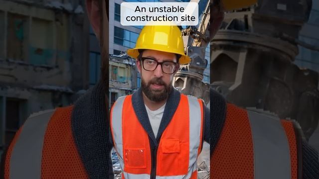 An unstable construction site #adamrose #construction #workers