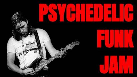 Psychedelic Funk Jam Guitar Backing Track (D Minor 104 BPM)