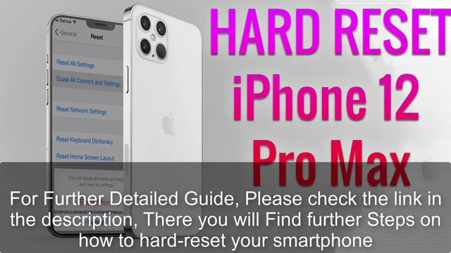 Hard Reset iPhone 12 Pro Max | Factory Reset Remove Pattern/Lock/Password (How to Guide)