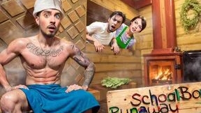 СБЕГАЮ ЧЕРЕЗ БАНЮ ОТ ЗЛЫХ РОДИТЕЛЕЙ В SCHOOLBOY RUNAWAY В МАЙНКРАФТ!