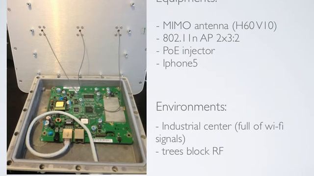 Iphone5 5G wifi test with MIMO antenna