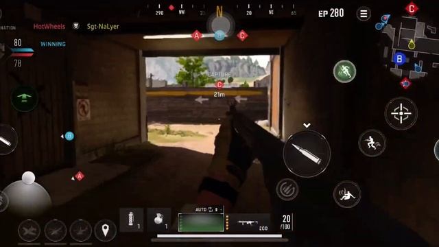 Warzone mobile new update 3.3.5 Iphone x game play 60fps low graphics settings