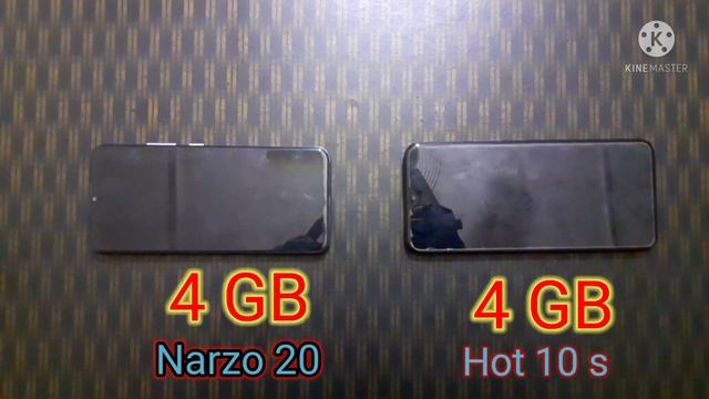 4GB VS 4GB Free fire Speed Test 😱 REALME NARZO 20 VS INFINIX HOT 10 S Free fire Speed test || viral