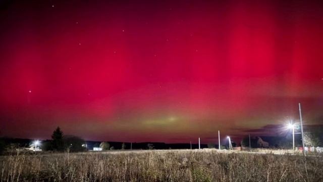 Северное Сияние на ср.Урале в ночь на 11окт.2024г.