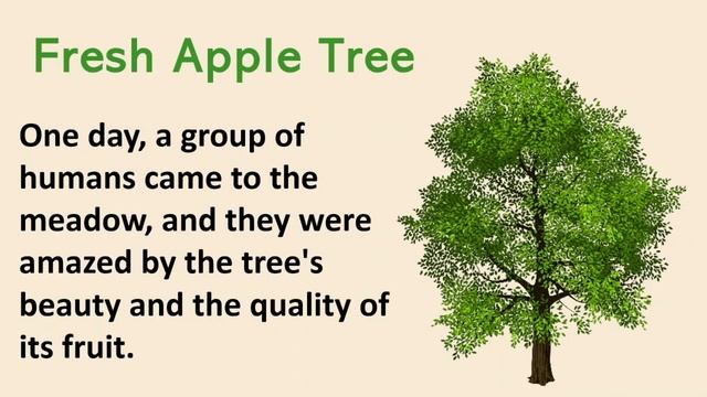 Learn English Through Story - Fresh Apple Tree - Level 1