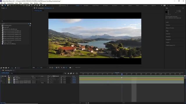 Урок 2 Работа со слоями Adobe After Effects