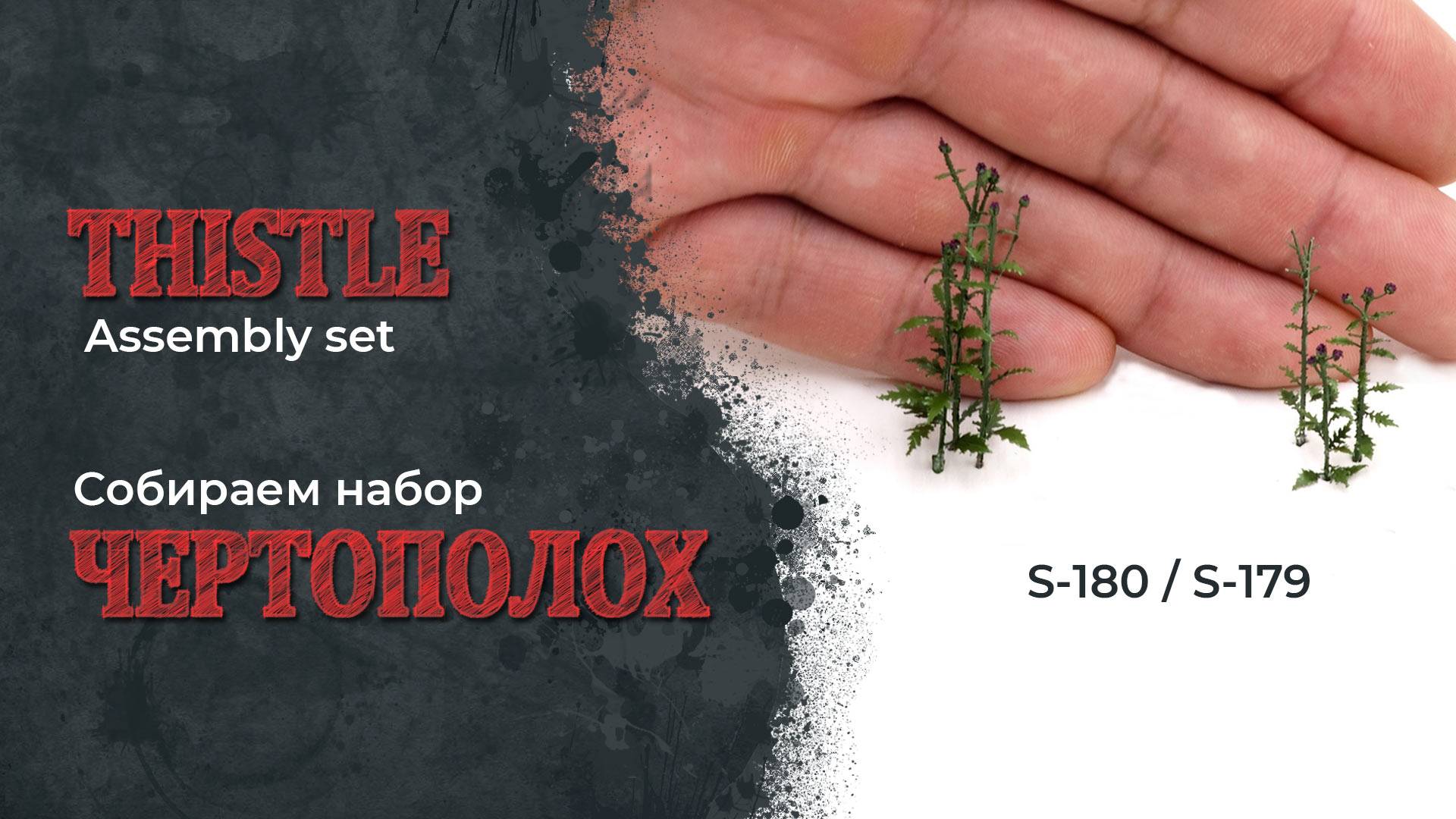 Чертополох фототравлёный - сборка