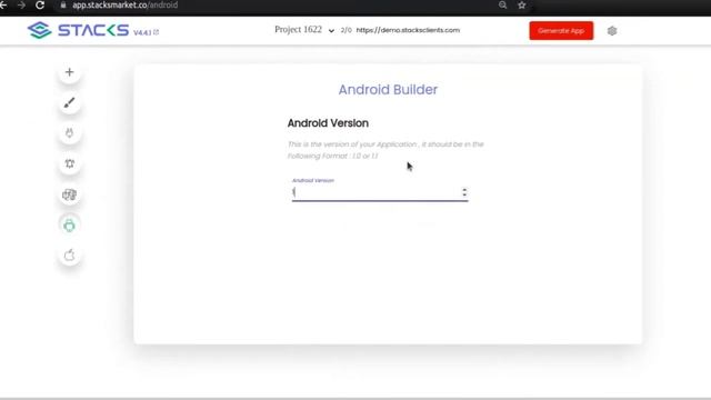 Generate Your Android Application With 1 Click - Stacks Builder Brickit