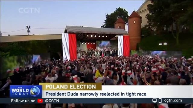 Poland's president Duda narrowly wins re-election in tight race