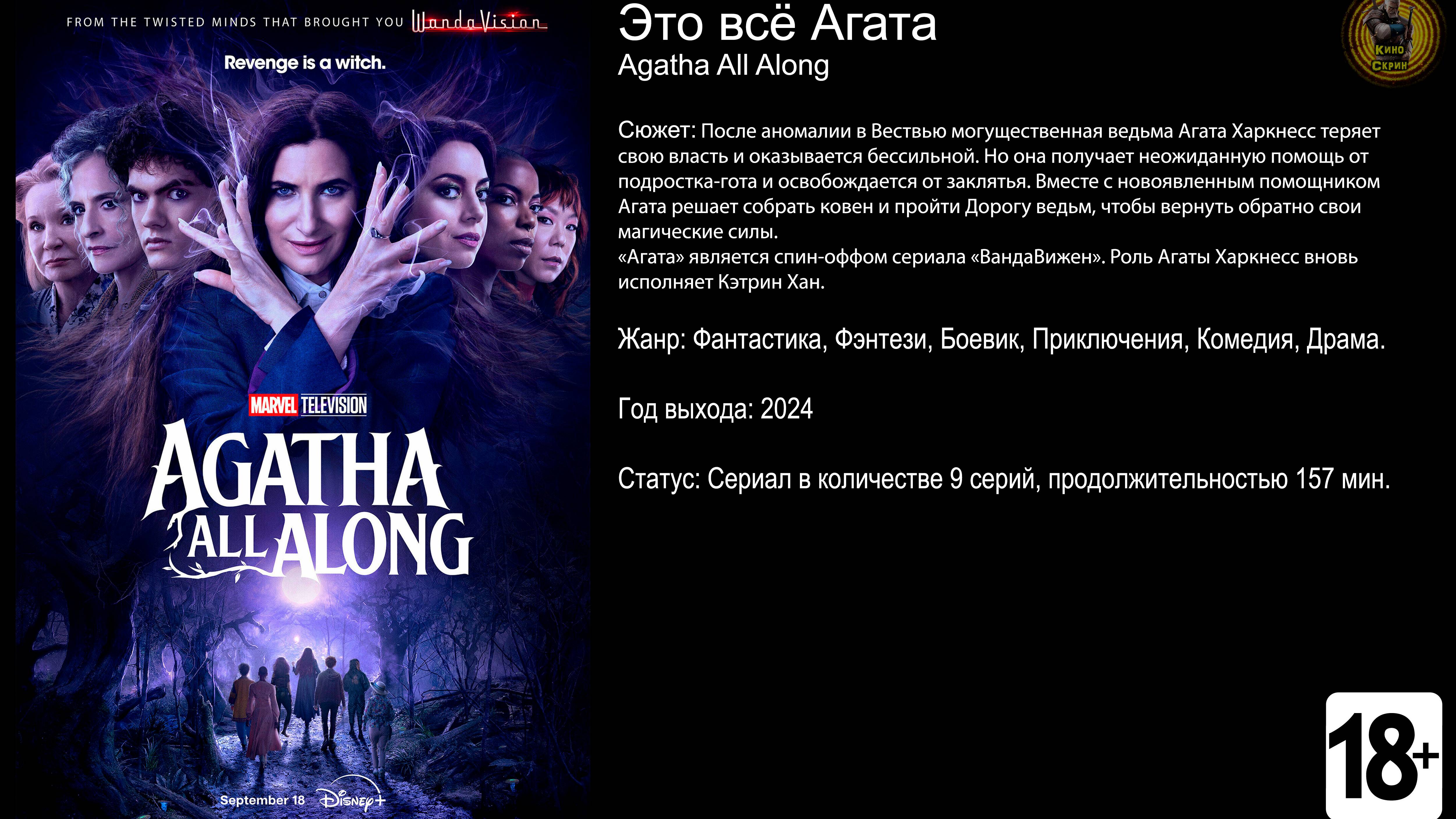 Это всё Агата - трейлер сериала 2024 FHD